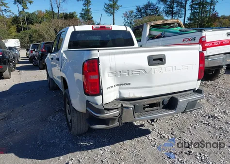 2021 Chevrolet Colorado 2Wd Short Box Wt из США, поврежденный, VIN 1GCGSBEA6M1144349
